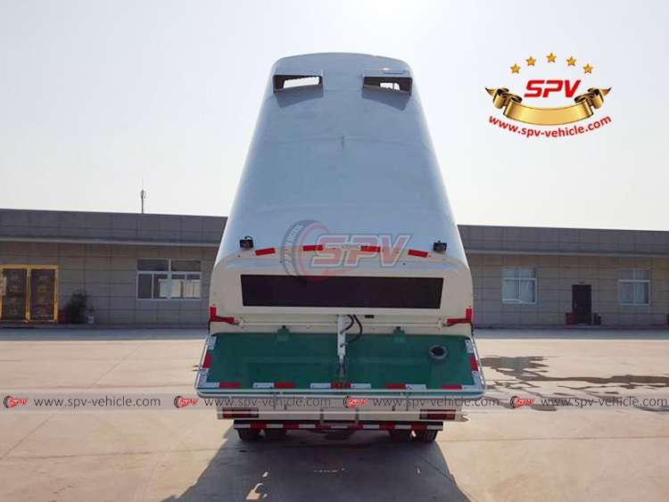 SPV Street Vacuum Truck ISUZU - Rear Side View